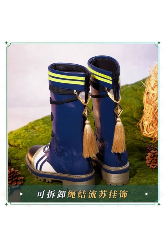 1/3 Delusion Genshin Impact Tighnari Blue Shoes Cosplay Boots